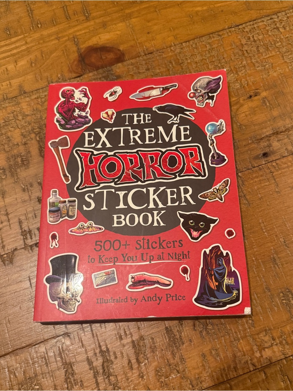 The Extreme Horror Sticker Book - Red Cover